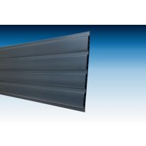 Lambris de sous face PVC anthracite - longueur 3ml largeur 250mm epaisseur 10mm